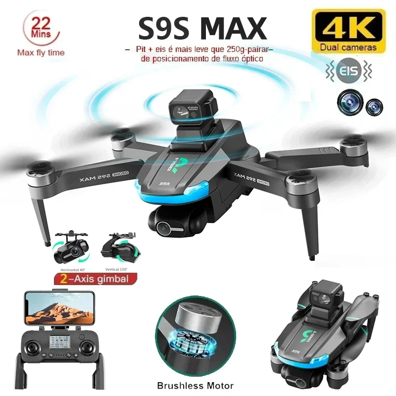 Drone Aerial Photography - Nouveau S9S MAX MINI Drone 4K
