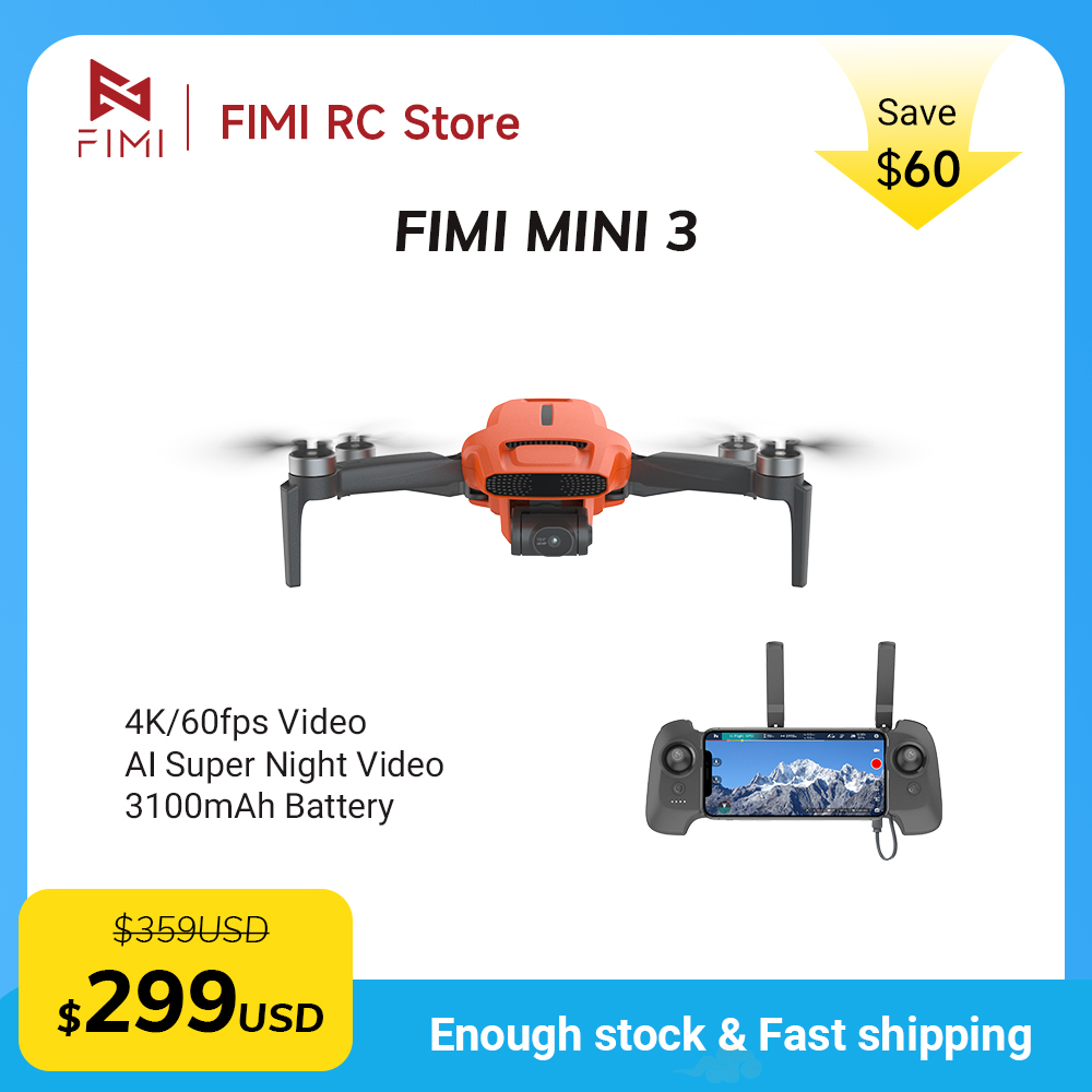Drone Video Production - Drone FIMI MINI 3 avec caméra