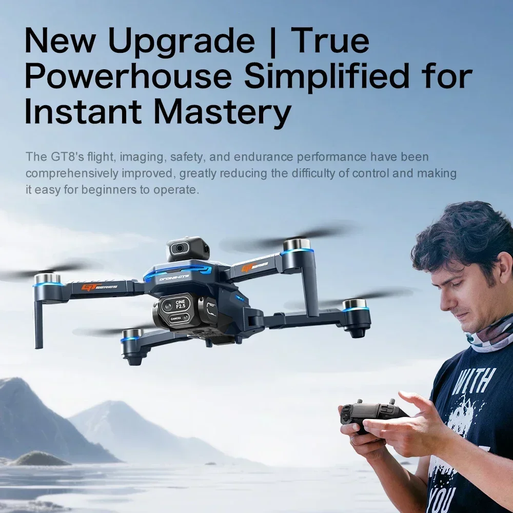 Drone 4K HD GT8 caméra éviteme - Drone Multispectral avis et prix