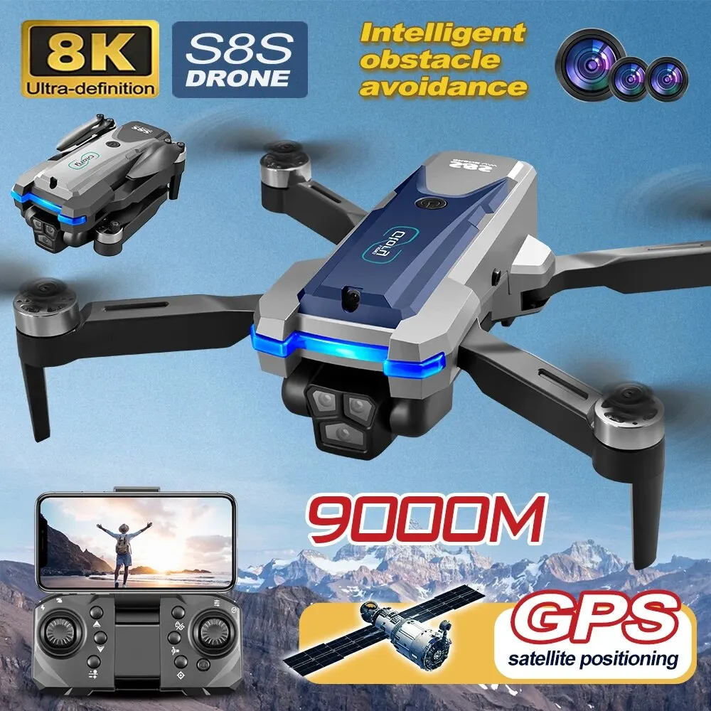 Drone GPS S8S 5G Wifi 8K HD po - Drone Aerial Photography avis et prix